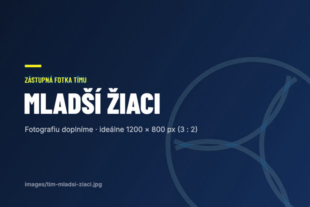 Mladší žiaci VO AC UNIZA Žilina – zástupná fotografia